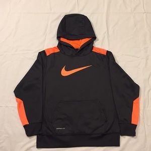 Black and Orange Nike hoodie